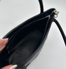 Load image into Gallery viewer, Authentic Chanel preowned black caviar medallion tote with silver hardware