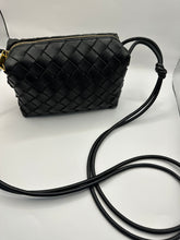 Load image into Gallery viewer, authentic preowned Bottega Veneta mini loop bag black