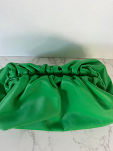 authentic brand new Bottega Veneta large pouch in parakeet