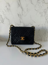 Load image into Gallery viewer, Authentic Preloved Chanel square lamb skin mini flap