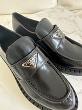 Load image into Gallery viewer, authentic brand new Prada, chunky black loafers size 40
